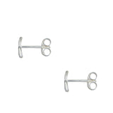Trinity Knot Earrings Tiny Studs Sterling Silver