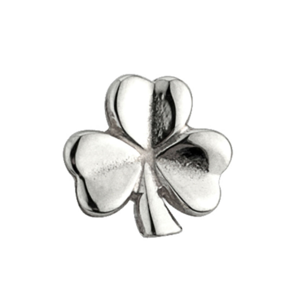 Shamrock Stud Earrings In Sterling Silver For Women