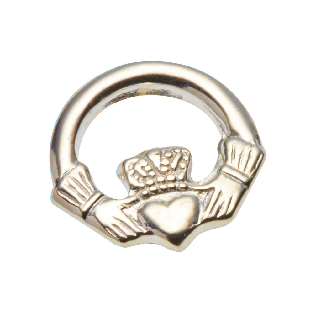 Claddagh Earrings For Women Silver Stud-Post Style