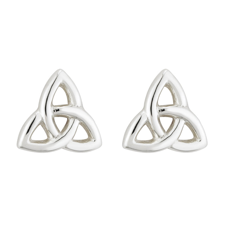 Trinity Knot Earrings Tiny Studs Sterling Silver